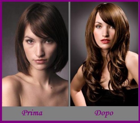 150 ciocche keratina mosse